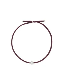Discount Majorica Sifnos Adjustable Unisex Elastic Necklace Magenta