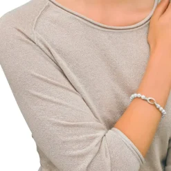 Outlet Majorica Silver Bracelet Lyra 8Mm