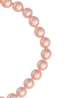 Sale Majorica Silver Bracelet Lyra With 6Mm Pink Pearls