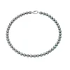 Flash Sale Majorica Silver Lyra Necklace Gray Pearls 10Mm 45Cm