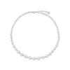 Flash Sale Majorica Silver Necklace Lyra 6/10Mm 43Cm