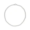 Fashion Majorica Silver Necklace Lyra 7Mm 45Cm