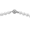 Online Majorica Silver Necklace Lyra 8Mm 50Cm