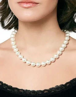 Flash Sale Majorica Silver Necklace Lyra 12Mm 50Cm