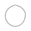 Outlet Majorica Silver Neclace Lyra With 6Mm Gray Pearl 40Cm