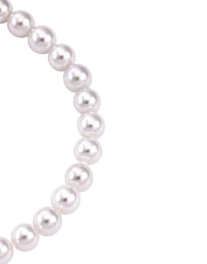 Fashion Majorica Silver Pearl Bracelet Ballet 4Mm