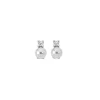Hot Majorica Silver Selene Earrings With 8Mm White Pearl And Zircons