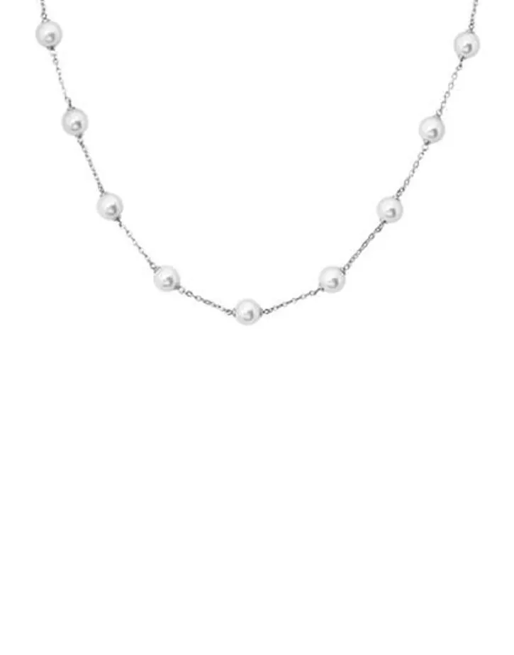 Flash Sale Majorica Silver Short Necklace Ilusion