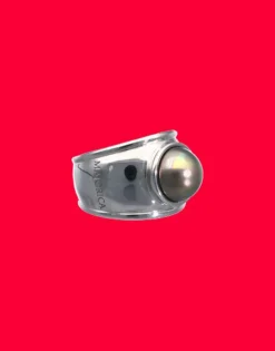 Best Sale Majorica Silver Tahiti Ring With Tahiti Half-Ball Pearl