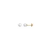 Sale Majorica Taylor 18-Carat Gold 4Mm White Pearl Earrings With Screw Fastening