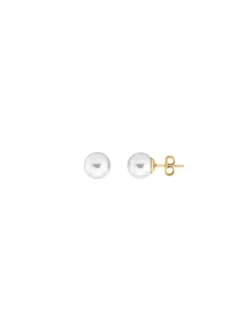 Cheap Majorica Taylor 18-Carat Gold 8Mm White Pearl Earrings
