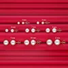 Store Majorica Taylor 18-Carat Gold 6Mm White Pearl Earrings