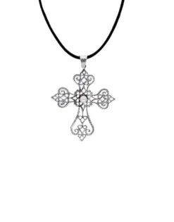 Store Majorica Tudor Pendant Peregrina With Pearl Over Cross