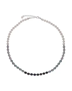 Shop Majorica Unisex Nyx Necklace With Degrade Effect Pearls