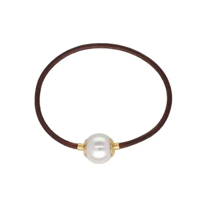 Shop Majorica Zindis 16Cm Leather Bracelet
