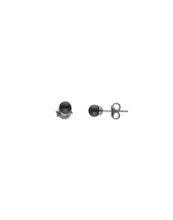 Shop Majorica Earrings Cies Silver With 4Mm Tahiti Pearl