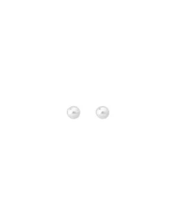 Online Majorica Earrings Cies Silver With 4Mm White Pearl