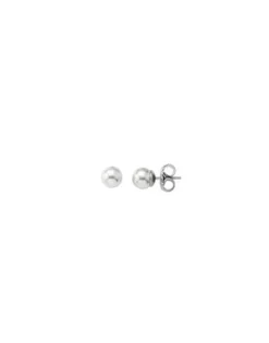 Online Majorica Earrings Lyra Silver With 6Mm White Pearl